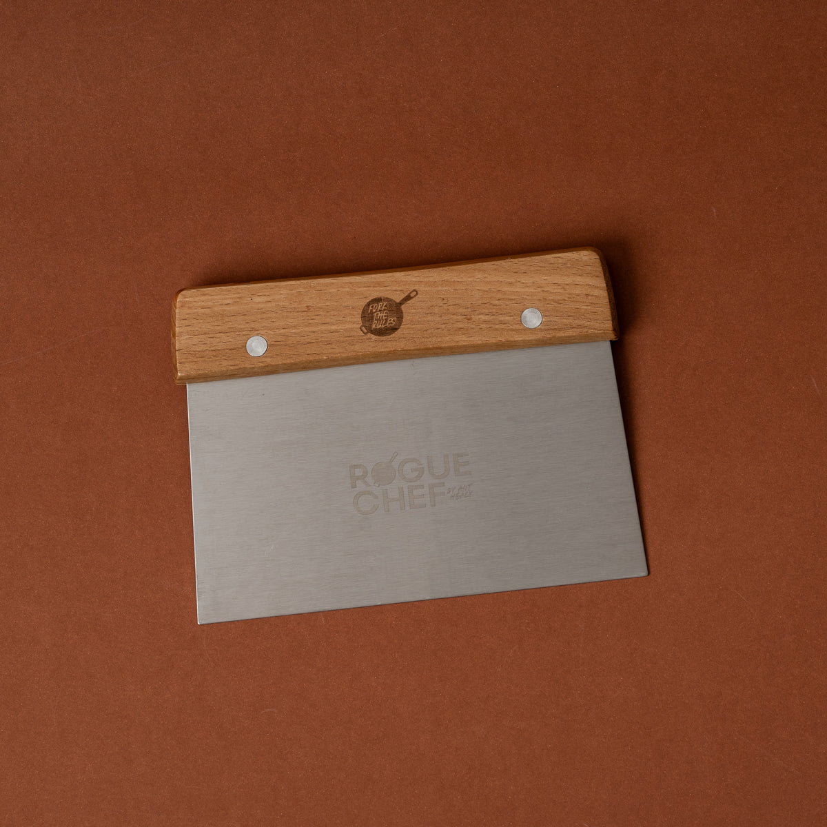 Stainless Steel Bench Scraper & Dough Cutter | Rogue Chef